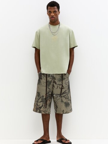 T-Shirt Pull&Bear en vert