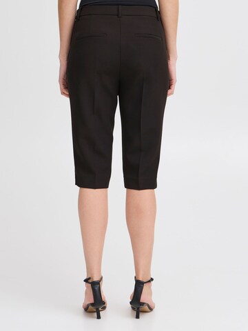 ICHI Regular Shorts ' IHLEXI ' in Schwarz