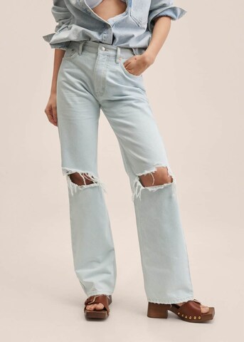 MANGO Regular Jeans 'Zoe' in Blauw: voorkant