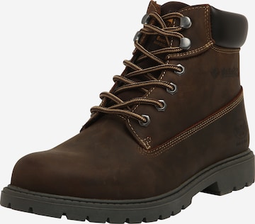 Dockers by Gerli Lace-Up Boots in Brown: front