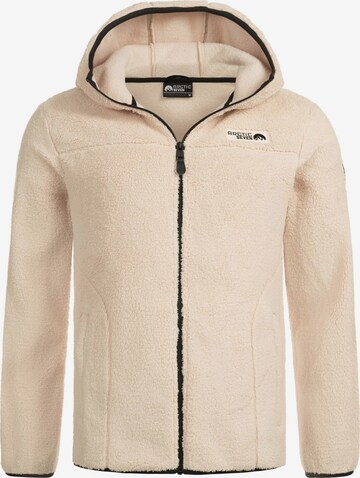 Arctic Seven Athletic Fleece Jacket 'AS413' in Beige: front