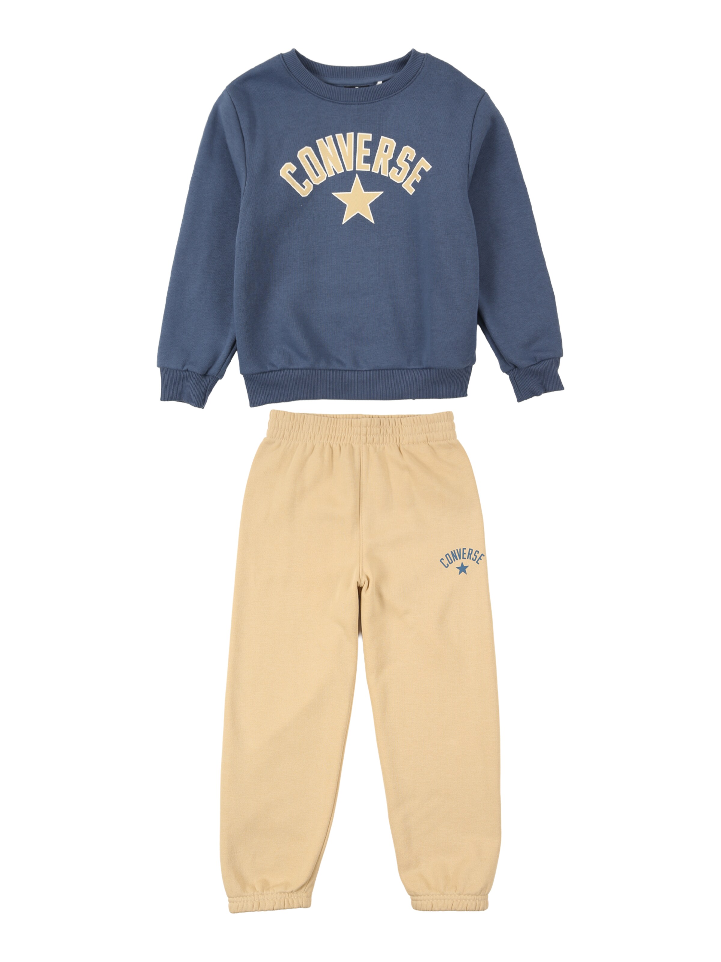 CONVERSE Sweatsuit 'HERITAGE' in 92-98 in Beige / Gentian, Item view