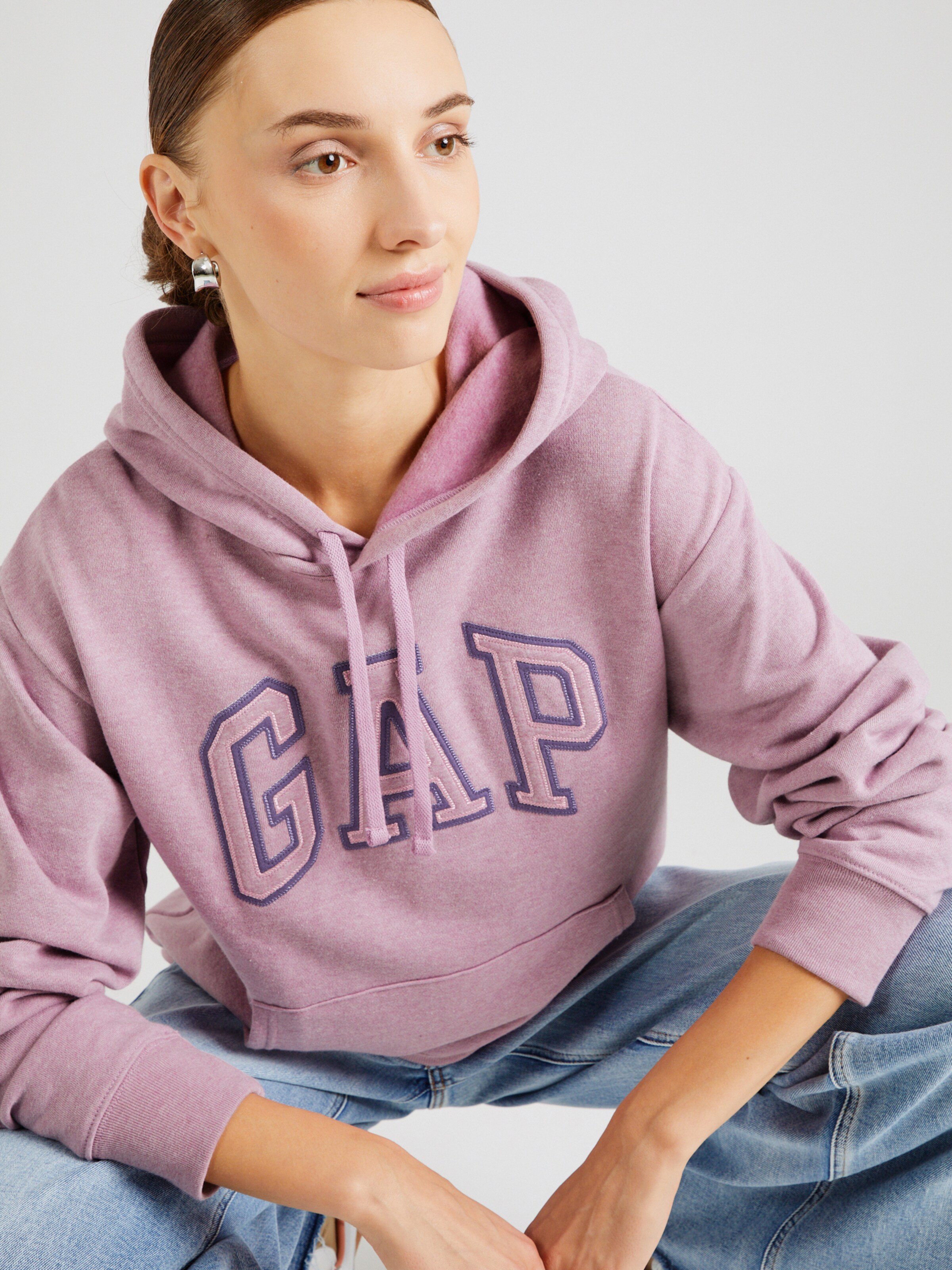 Sudadera gap lila sale