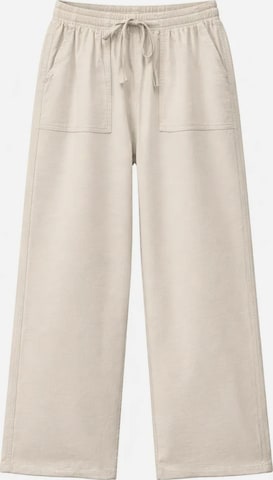 Wide Leg Pantalon MixRay en beige : devant