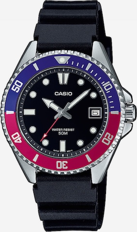 CASIO Uhr in Schwarz: predná strana