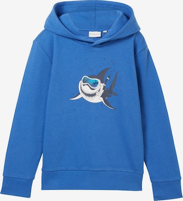 TOM TAILOR Sweatshirt in Blauw: voorkant