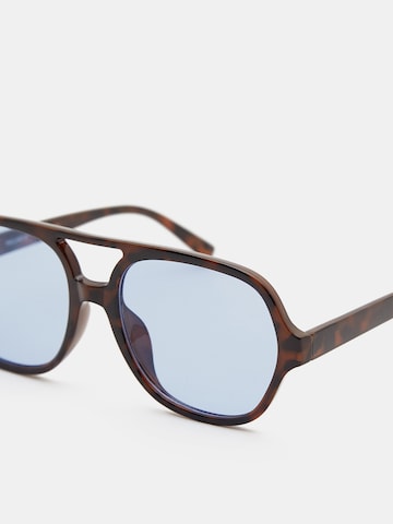 Pull&Bear Okulary przeciwsłoneczne w kolorze brązowy