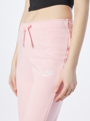 Nike Sportswear Ozke Hlače | roza barva
