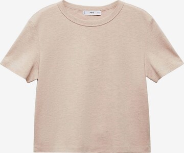 MANGO Shirt 'TRUFFLE' in Beige: front