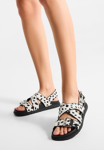 WODEN Sandaler ' Tea Animal ' i sort