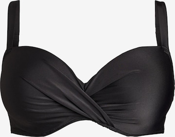 juoda Swim by Zizzi Mažinanti Bikinio viršutinė dalis 'Stina': priekis