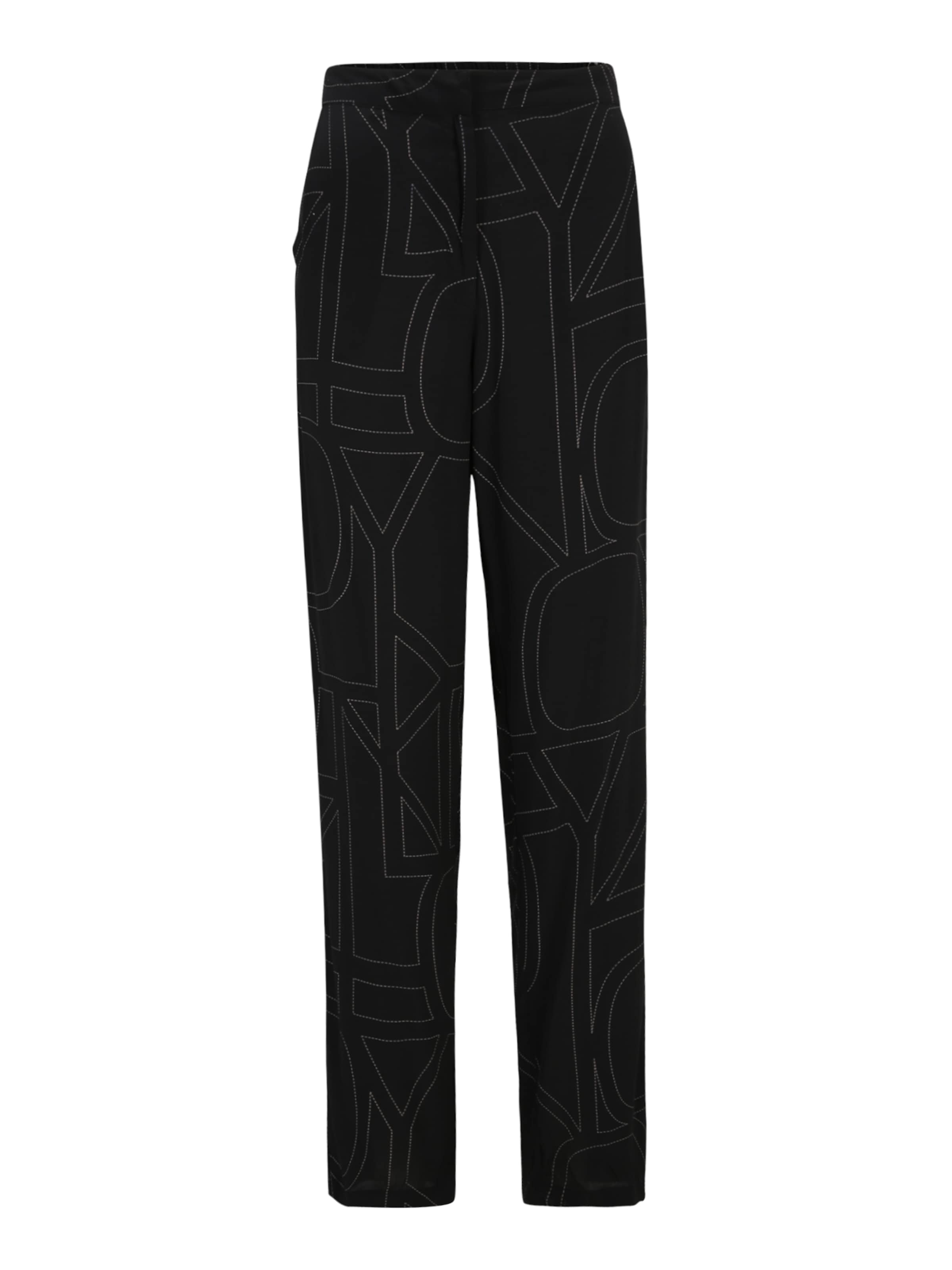 Only Tall Wide leg Pants 'DEA' in Black: front