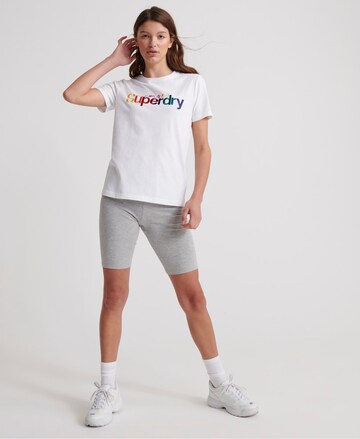 T-shirt Superdry en blanc