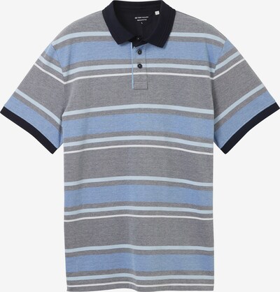 TOM TAILOR T-Shirt en bleu marine / bleu clair / gris / blanc, Vue avec produit