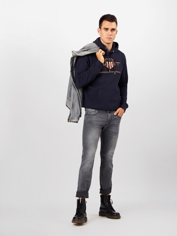 GANT Regular fit Sweatshirt in Blauw