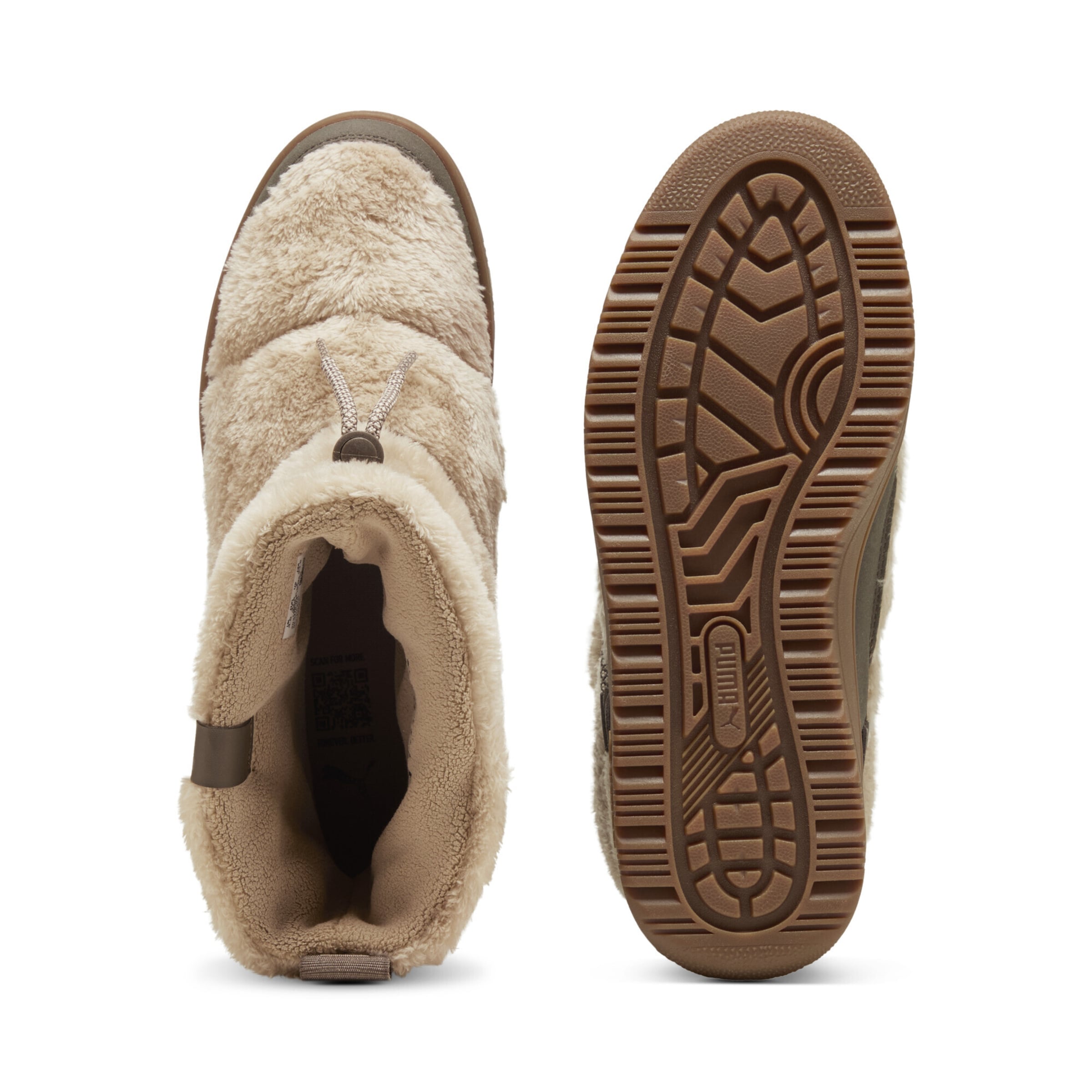 Bocanci de zăpadă 'Snowbae Suede' de la PUMA pe bej