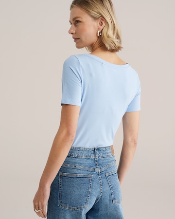 Tricou de la WE Fashion pe albastru