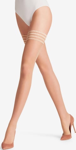 FALKE Feinstrümpfe 'Pure Matt' in Gold: Vorderseite