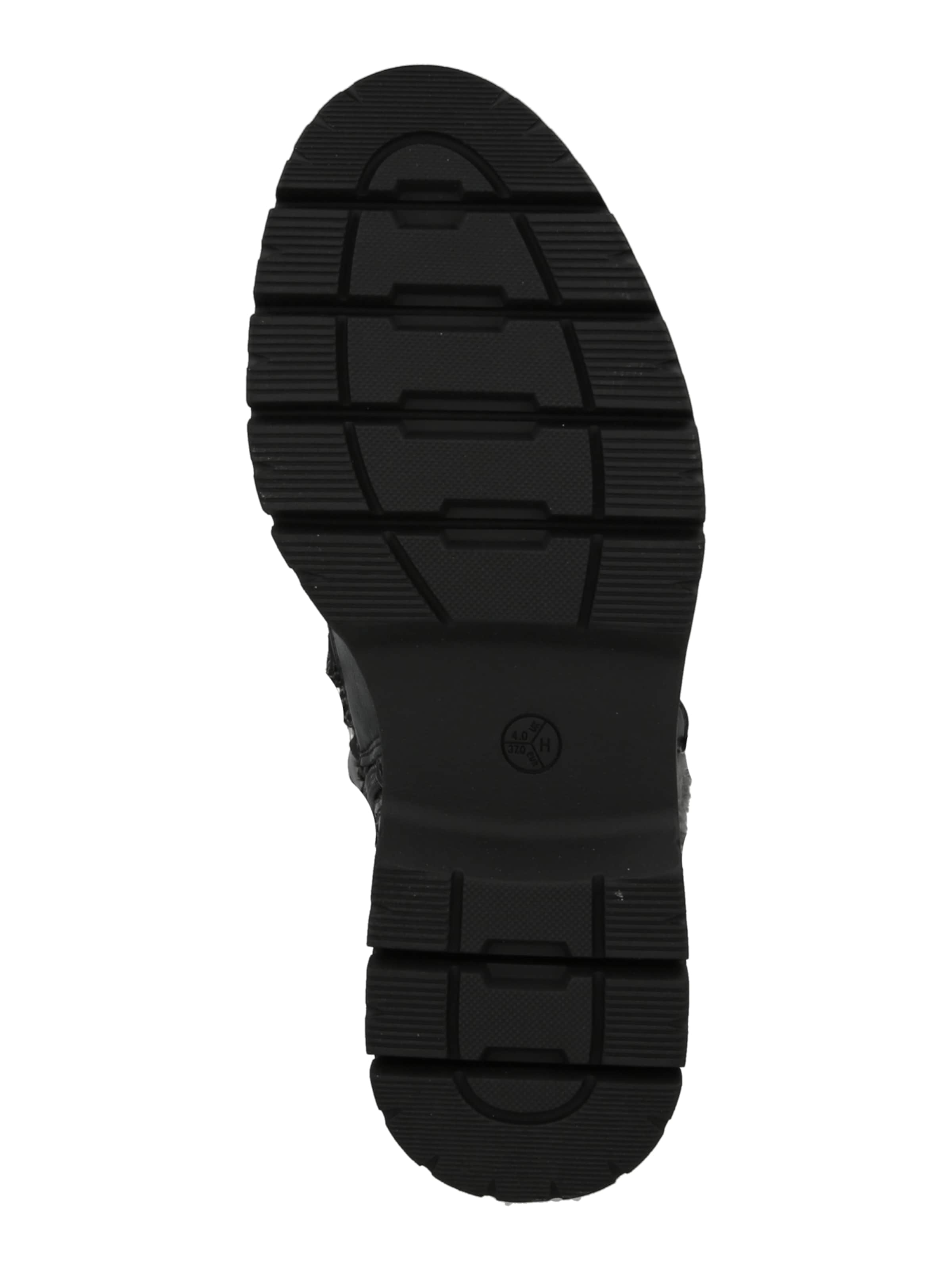 JANA Botki sznurowane w kolorze czarny