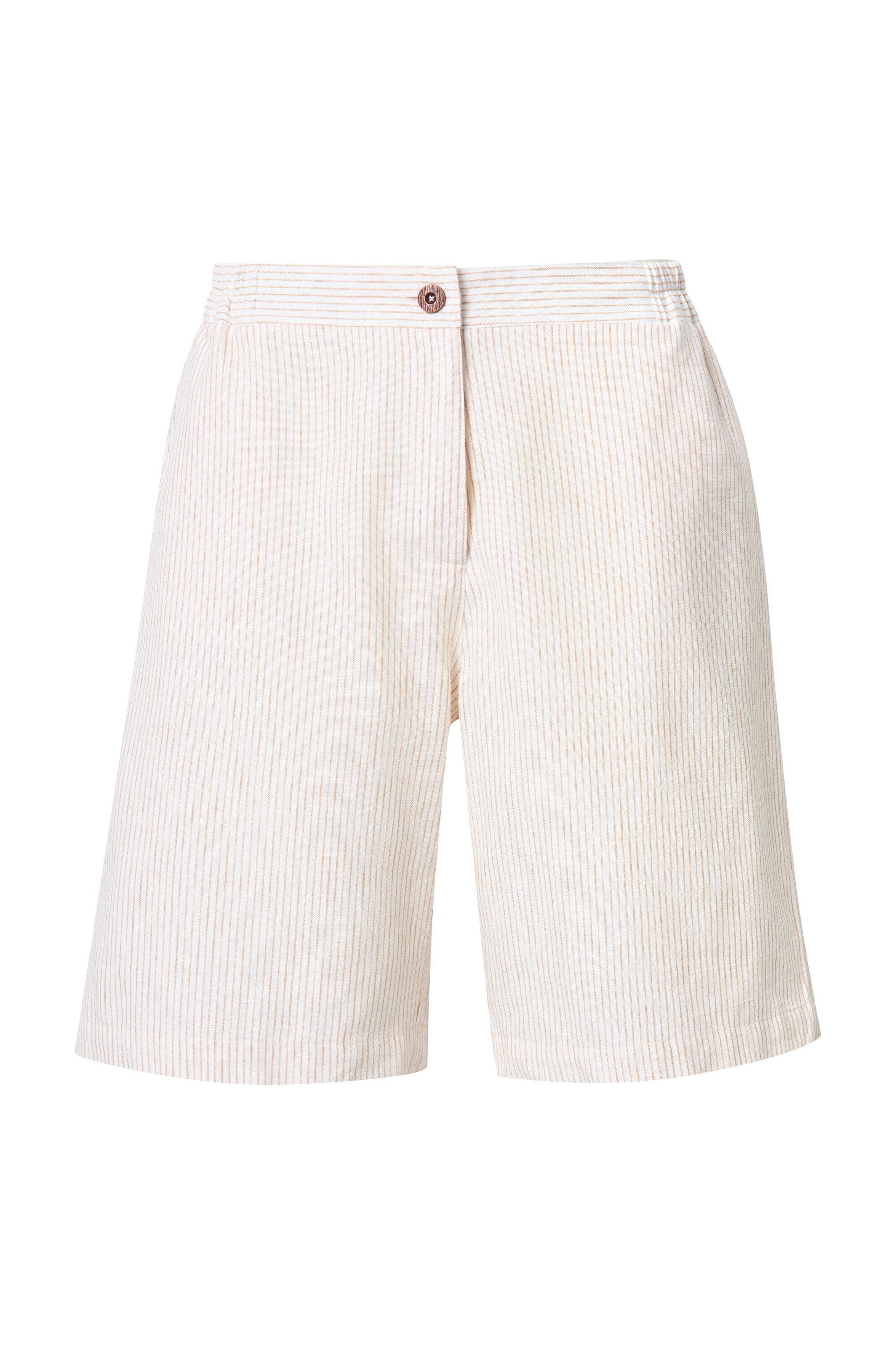 Ulla Popken Regular Broek in Wit: voorkant