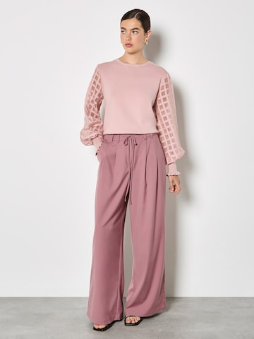 Pantalon ' ' Apricot en rose : devant