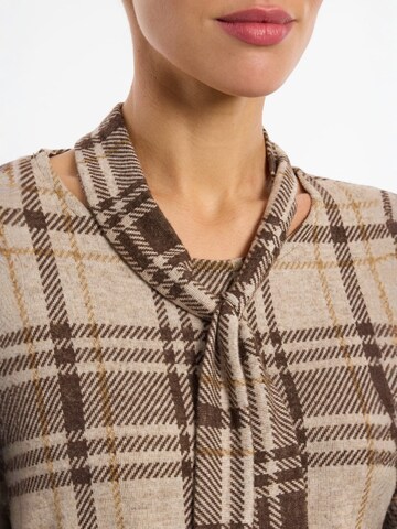 Ana Alcazar Shirt ' Enlove ' in Brown