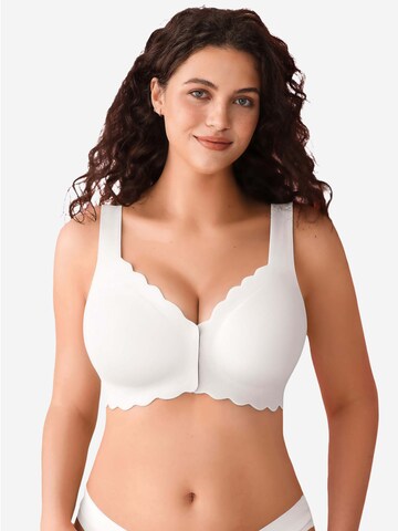 SHARICCA Bralette Bra 'Wire-Free' in White