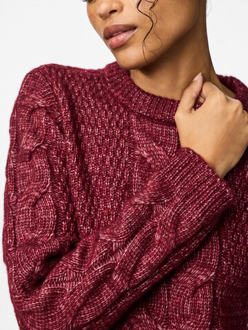 PIECES Sweater 'PCNina' in Red