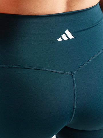 ADIDAS PERFORMANCE Skinny Sportovní kalhoty – zelená