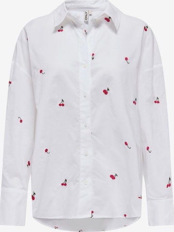Camicia da donna 'ONLSoregon' di ONLY in bianco: frontale