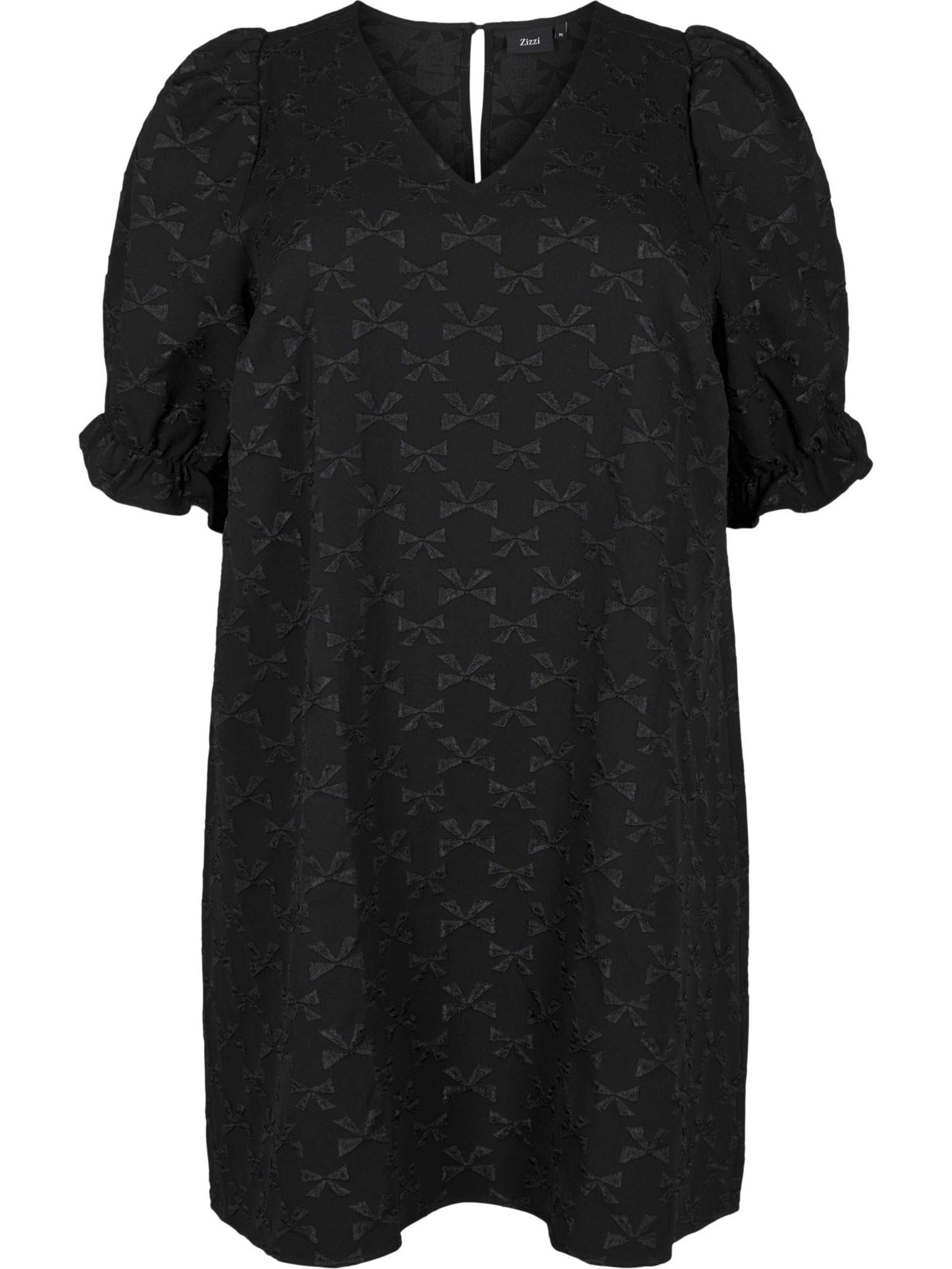 Zizzi Kleid in Schwarz: Vorderseite