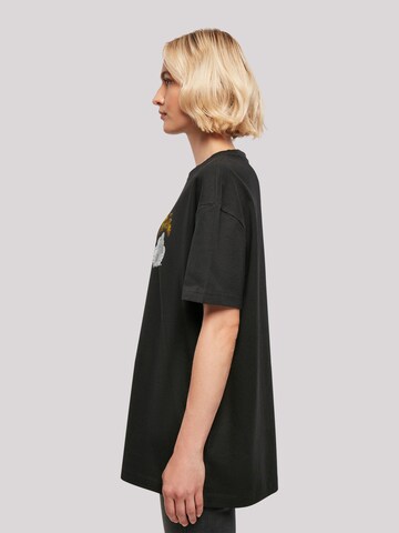 F4NT4STIC Oversized Shirt 'The Flintstones Family Car Distressed' in Black