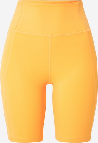Skinny Pantalon de sport Girlfriend Collective en orange : devant