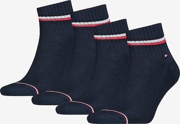 Chaussettes TOMMY HILFIGER en bleu : devant