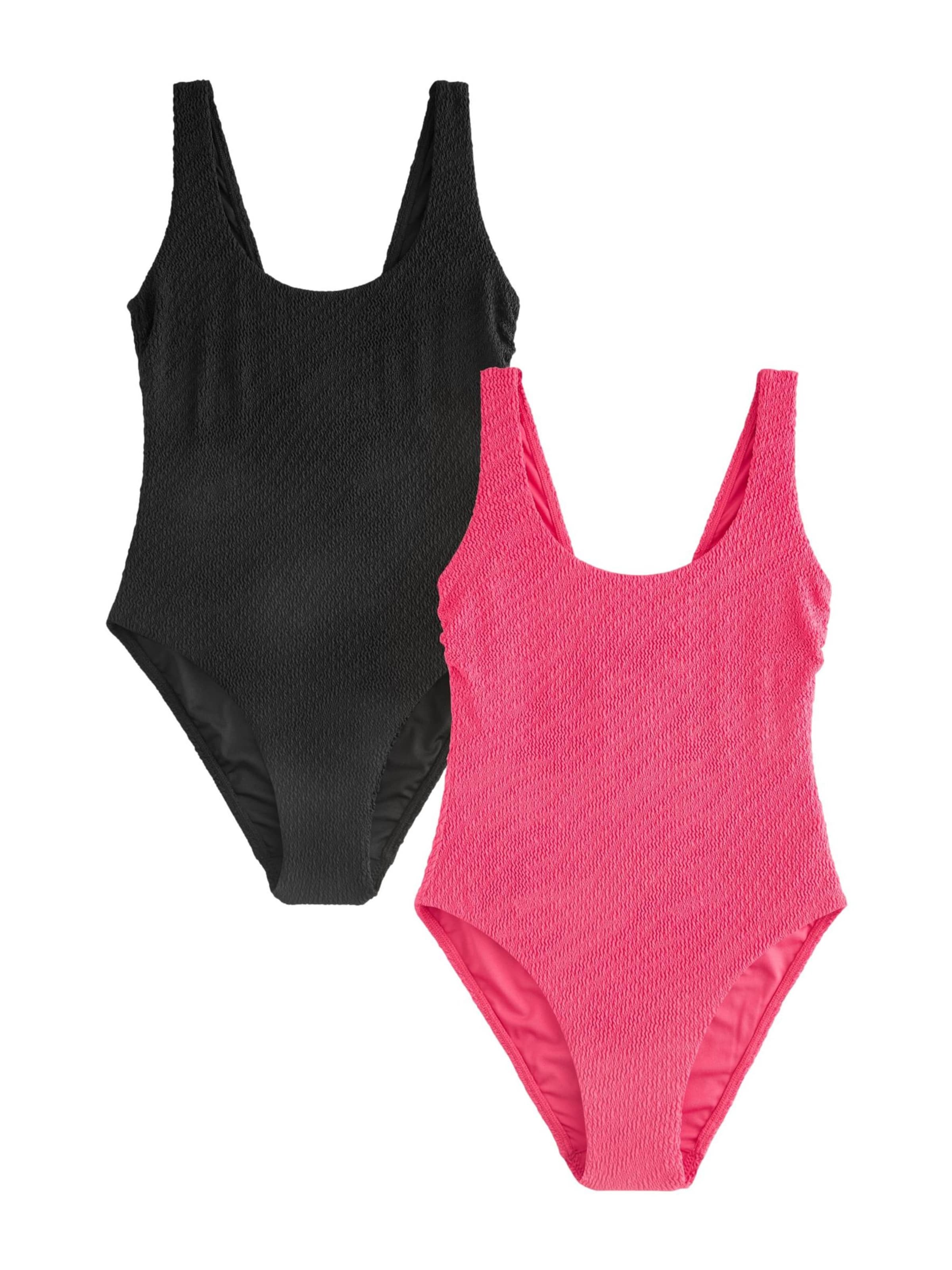 Next Bustier Badeanzug in Pink: Vorderseite