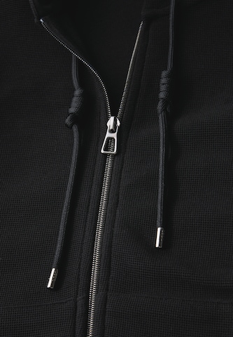 CECIL Sweatjacke in Schwarz
