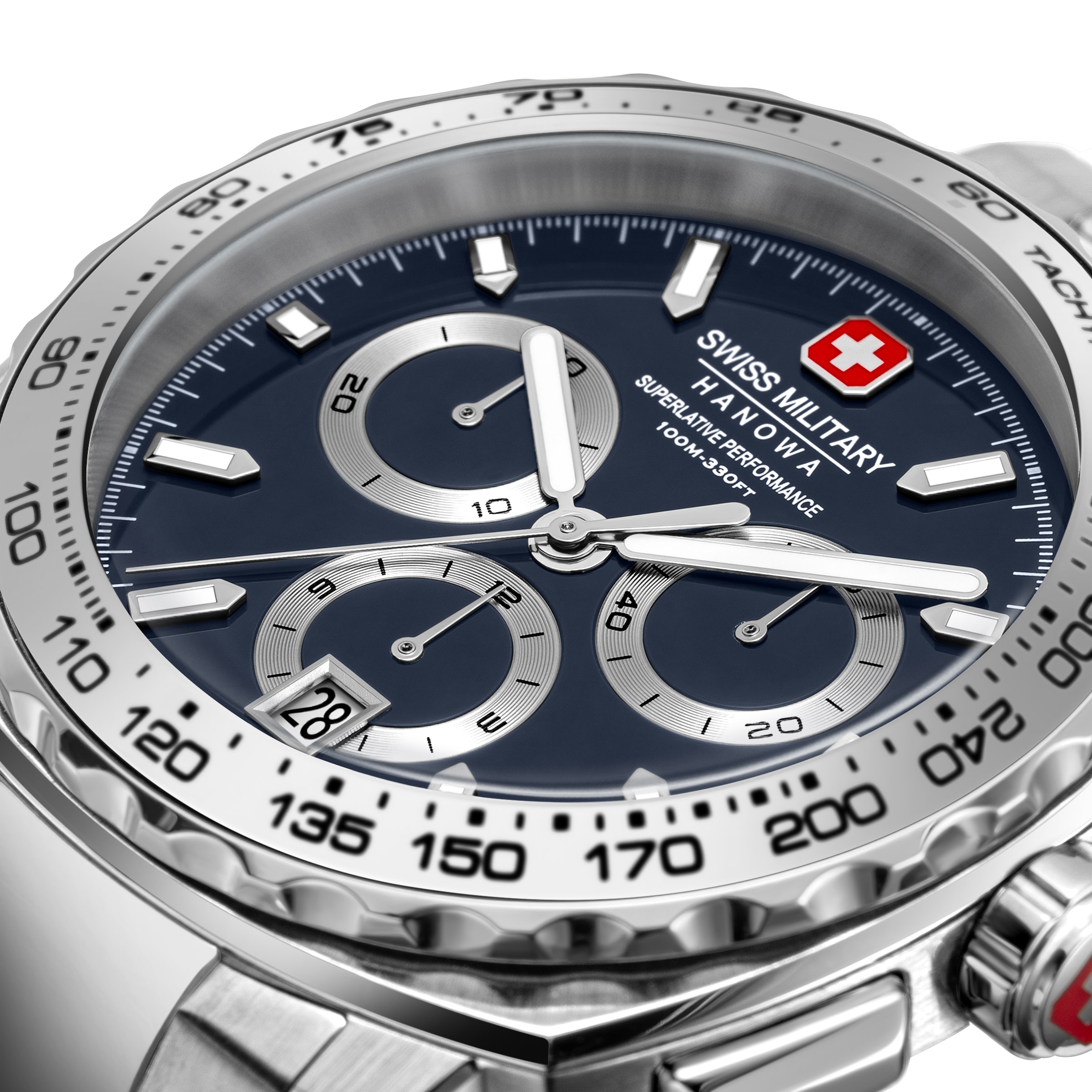 SWISS MILITARY HANOWA Analoguhr 'Speedwell' in Blau