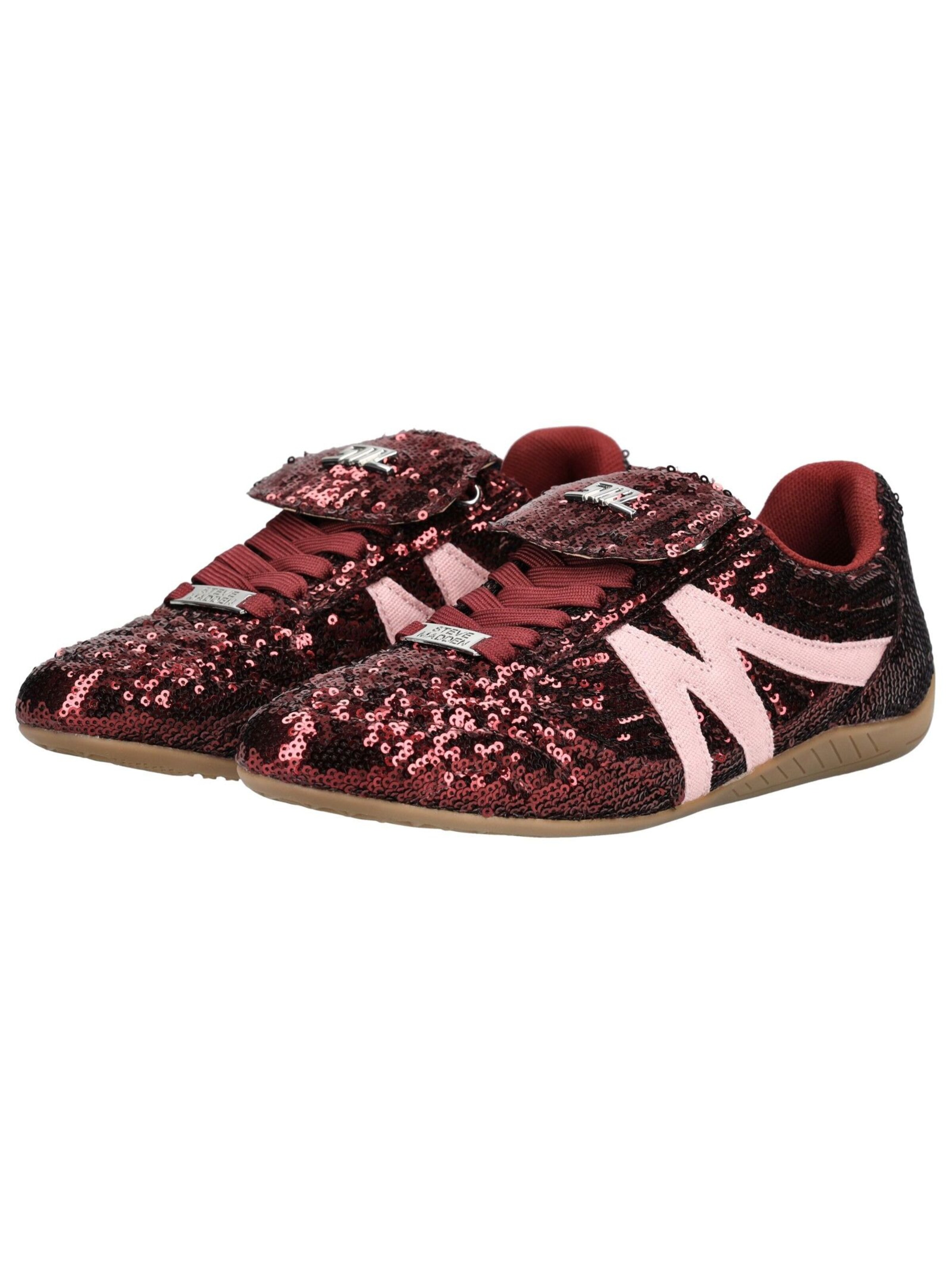 Baskets basses STEVE MADDEN en rouge