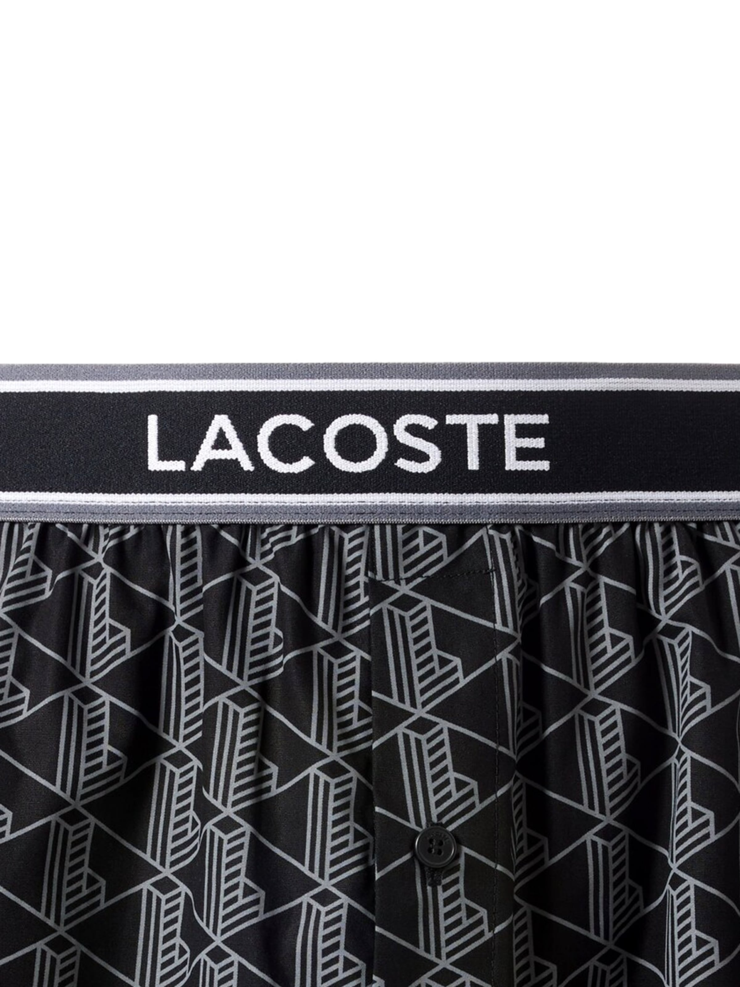 Boxers LACOSTE en noir