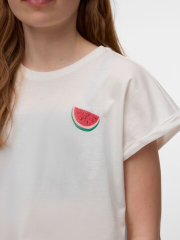 Vero Moda Girl - Camiseta 'VMNanna' en blanco