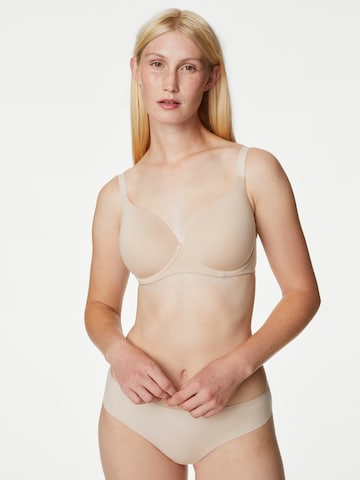 Marks & Spencer T-shirt BH in Beige: voorkant