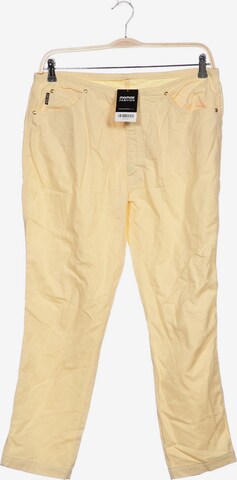 ESCADA Pants in XL in Yellow: front