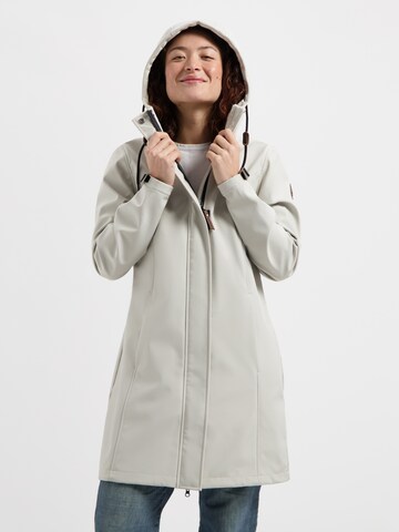 Travelin Between-season jacket 'Erika' in Beige: front