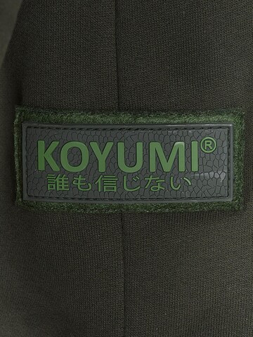Koyumi Sweatshirt 'Free your Neck' in Green