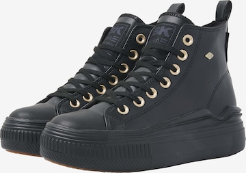 BRITISH KNIGHTS Korkeavartiset tennarit ' KAYA FLOW MID ' värissä musta: etupuoli