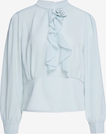 usha BLACK LABEL - Blusa en azul: frente