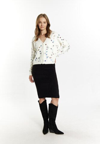 IZIA Knit cardigan in White
