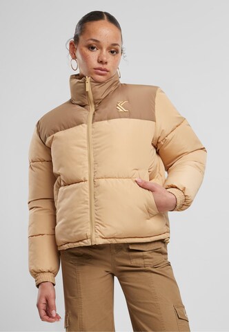 Karl Kani Between-Season Jacket in Beige: front