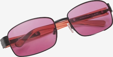 NALì Sonnenbrille Mit Logo SATURN in Schwarz: Vorderseite