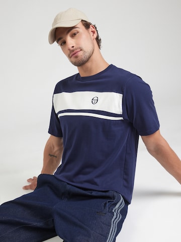 Sergio Tacchini Μπλουζάκι σε μπλε: μπροστά